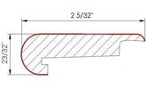 Laminate Moldings - 12mm Tigerwood Collection - Siberian Tigerwood