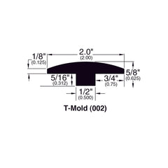 Engineered Hardwood Moldings - Artisan Brushed Oak - Fer - T-Molding