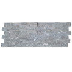 Natural Marble Ledger Panel Collection - Honed / Moon Grey 3D Ledger Panel 6" x 24" - Honed