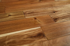 Tropical Handscraped Acacia Solid Hardwood Flooring - Acacia