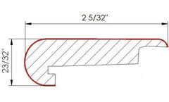 Laminate Moldings - 12mm Wide Board Collection - Hickory Ebony