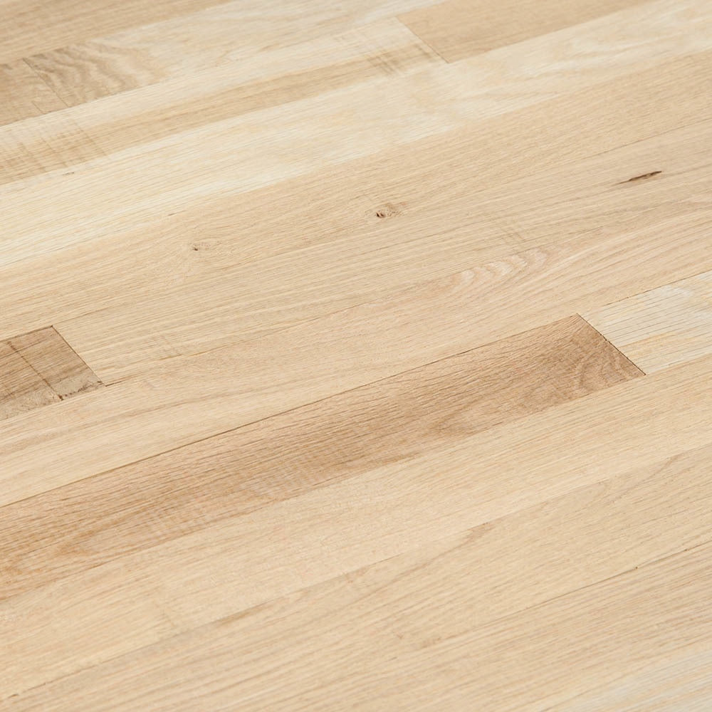 Tungston Unfinished Oak Solid Hardwood Flooring - White Oak - Common #1 / 2 1/4"
