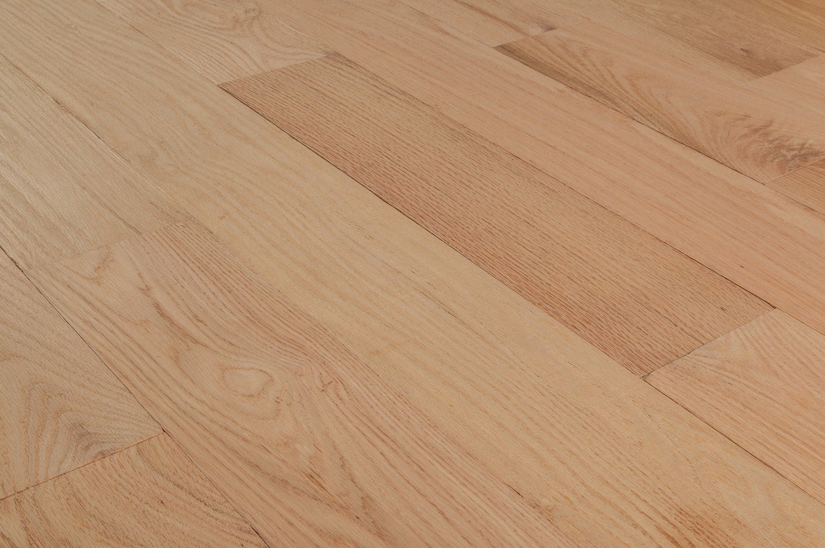Red Oak Unfinished Solid Hardwood Flooring - Red Oak - Select / 7"