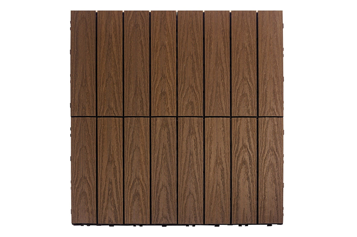 Interlocking Deck Tiles - Composite QuickDeck HD - Ipe Naturale