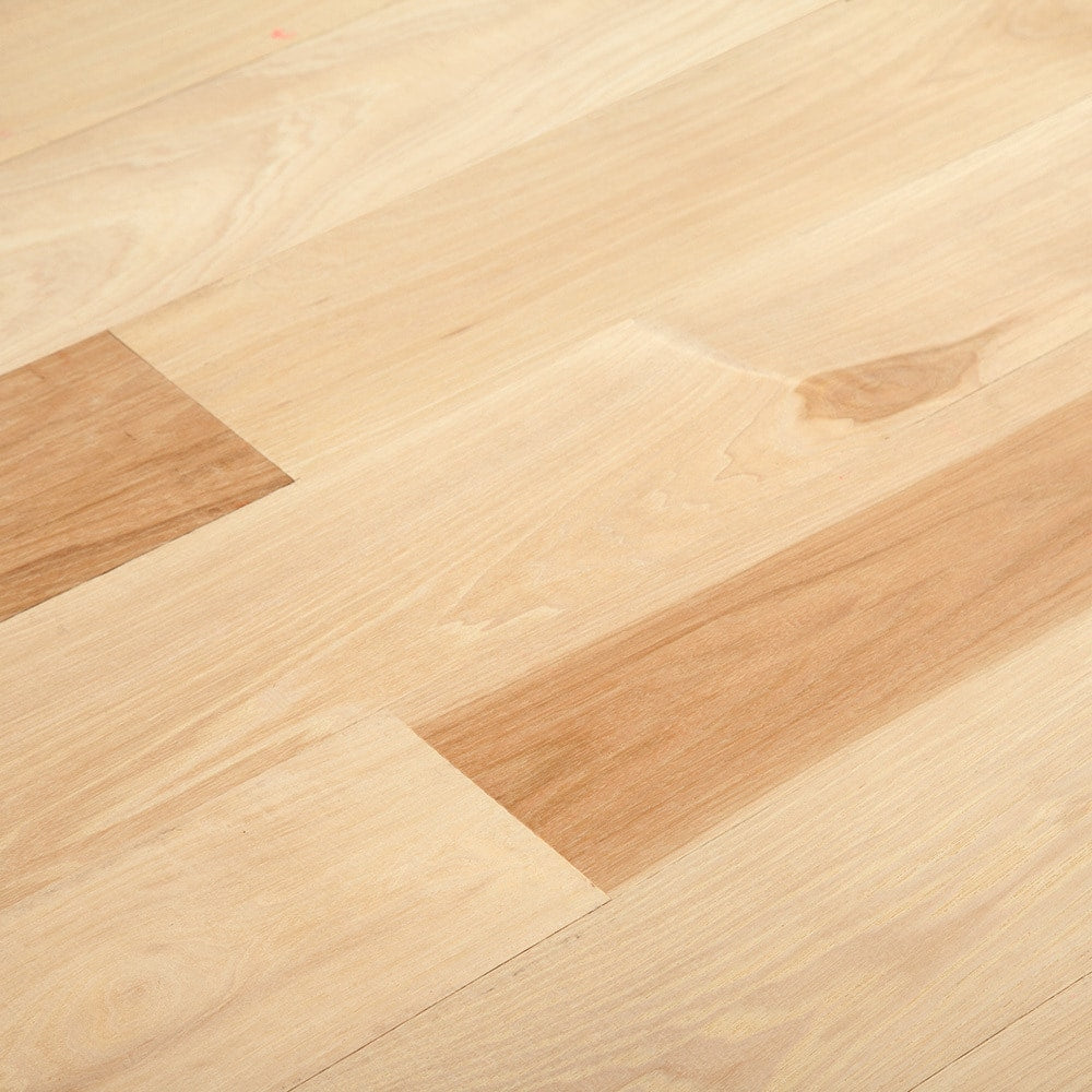 Hickory Unfinished Solid Hardwood Flooring - Select & Better / 5"