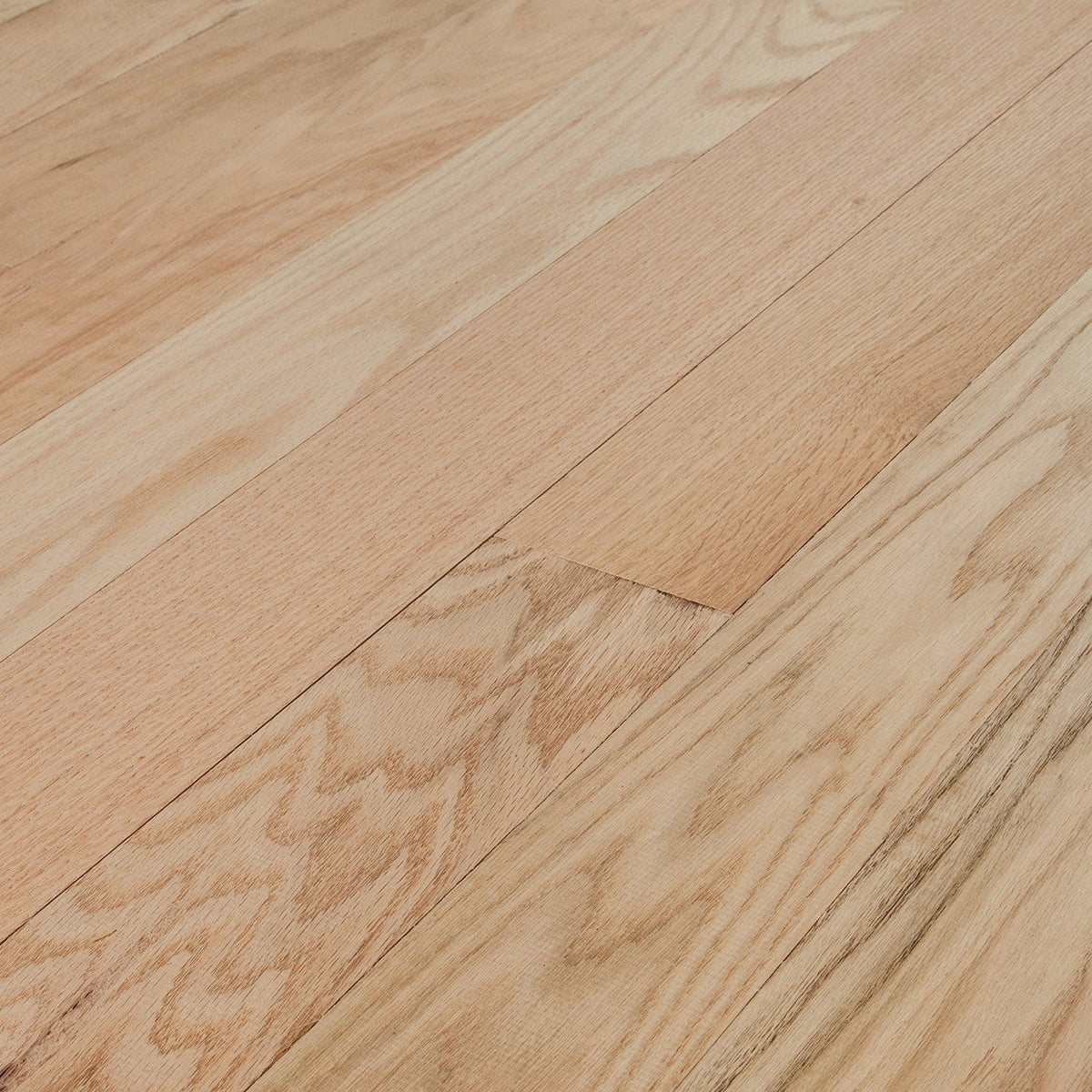Red Oak Unfinished Solid Hardwood Flooring - Red Oak - Common #1 / 2 1/4"