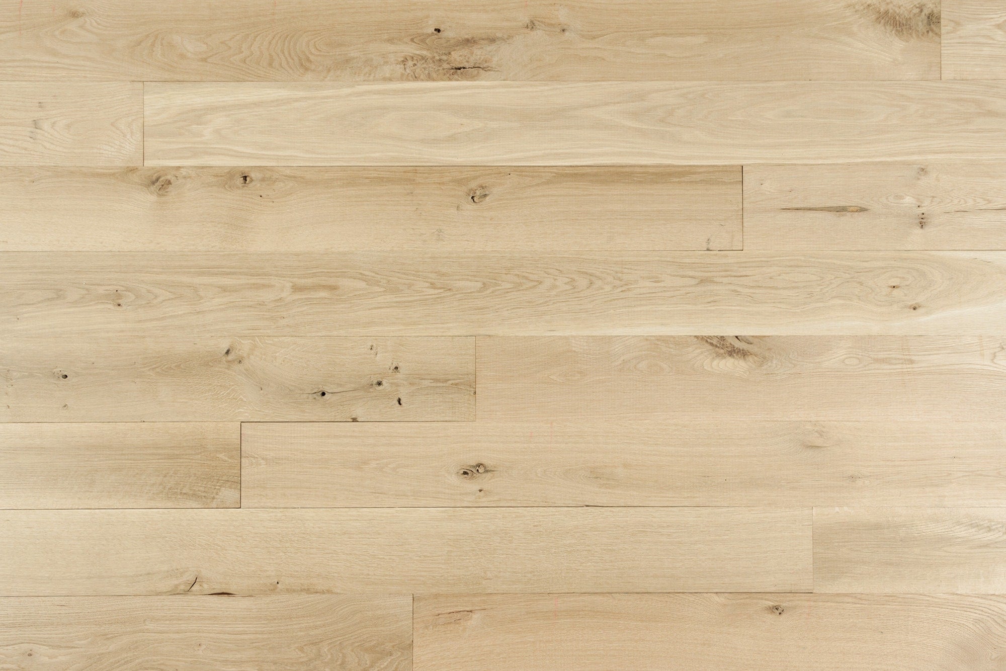 Live Sawn Solid White Oak Unfinished Hardwood Flooring - 6"