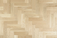 Plank - Herringbone White Oak Unfinished Flooring - Select & Better
