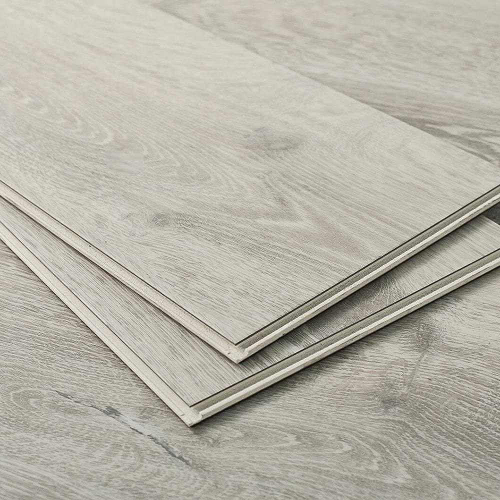 Romulus XL Waterproof Luxury Vinyl Plank Flooring - Abstract Silver