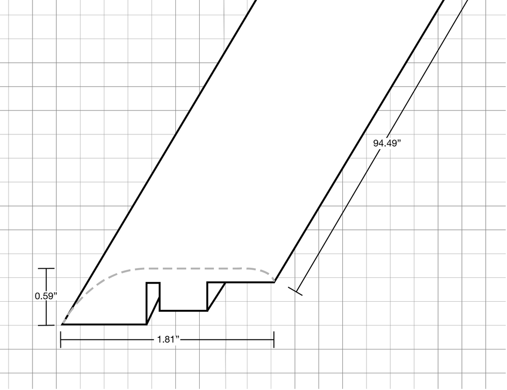 Vinyl Moldings - XL Opus Collection - Luxe Ivory
