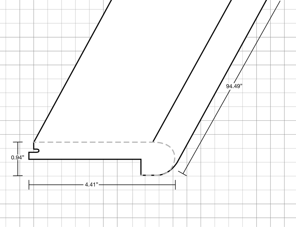 Vinyl Moldings - XL Silva Collection - Elite Sepia