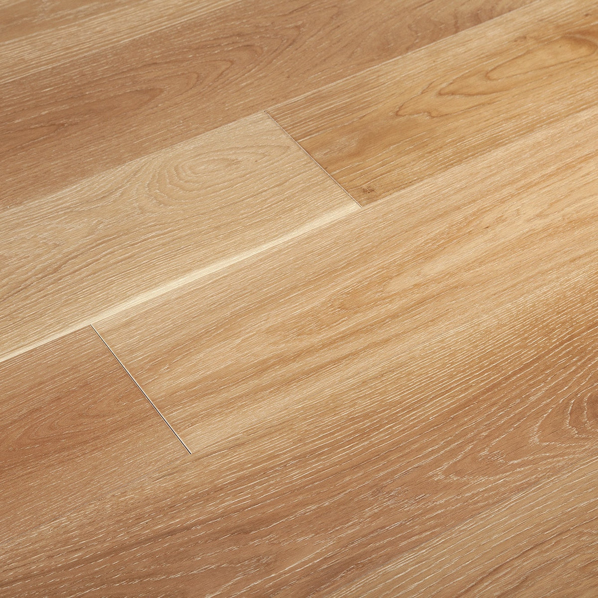 Artisan Brushed Oak Engineered Hardwood Flooring - 3mm Flint White