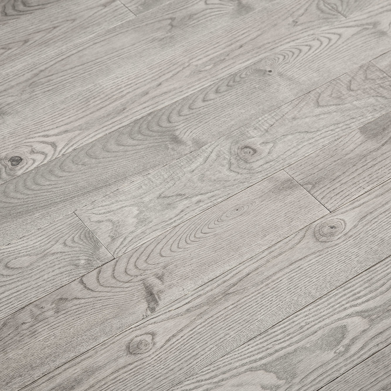 Jasper Canada Ash Solid Hardwood Flooring - Pearl / Wirebrushed