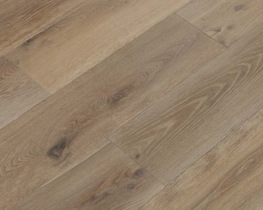 Grand Width 9.5in White Oak Engineered Hardwood Flooring - Riverbed