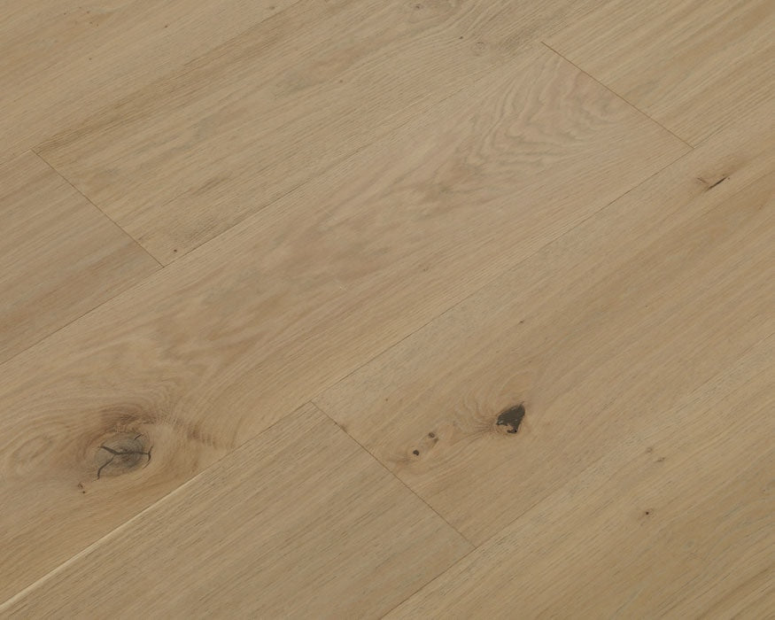 Grand Width 9.5in White Oak Engineered Hardwood Flooring - Gavel