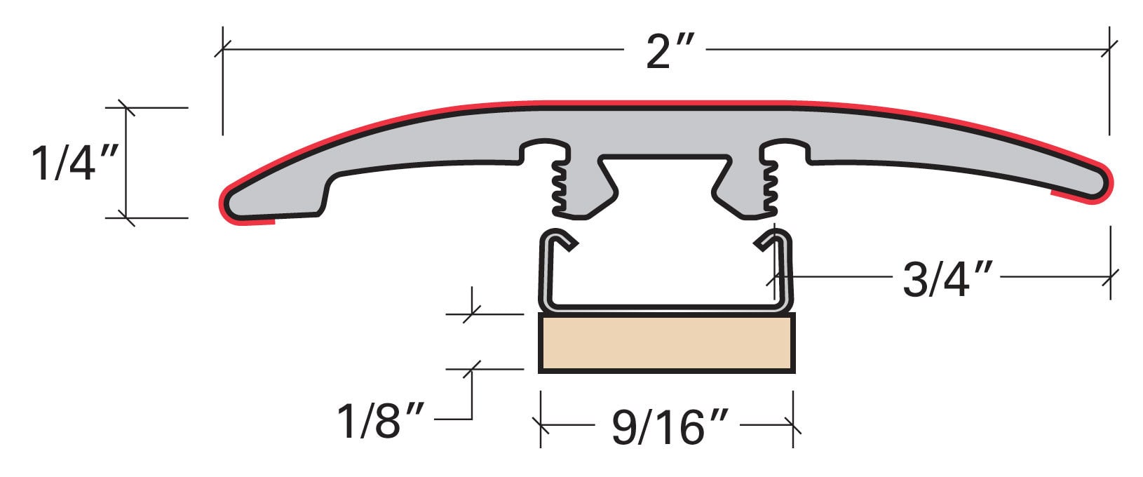 Vinyl Moldings - Elite - Titanium