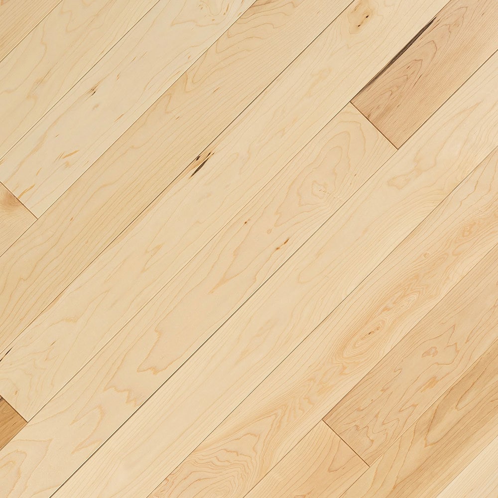 Canadian Hard Maple Solid Hardwood Flooring - Natural