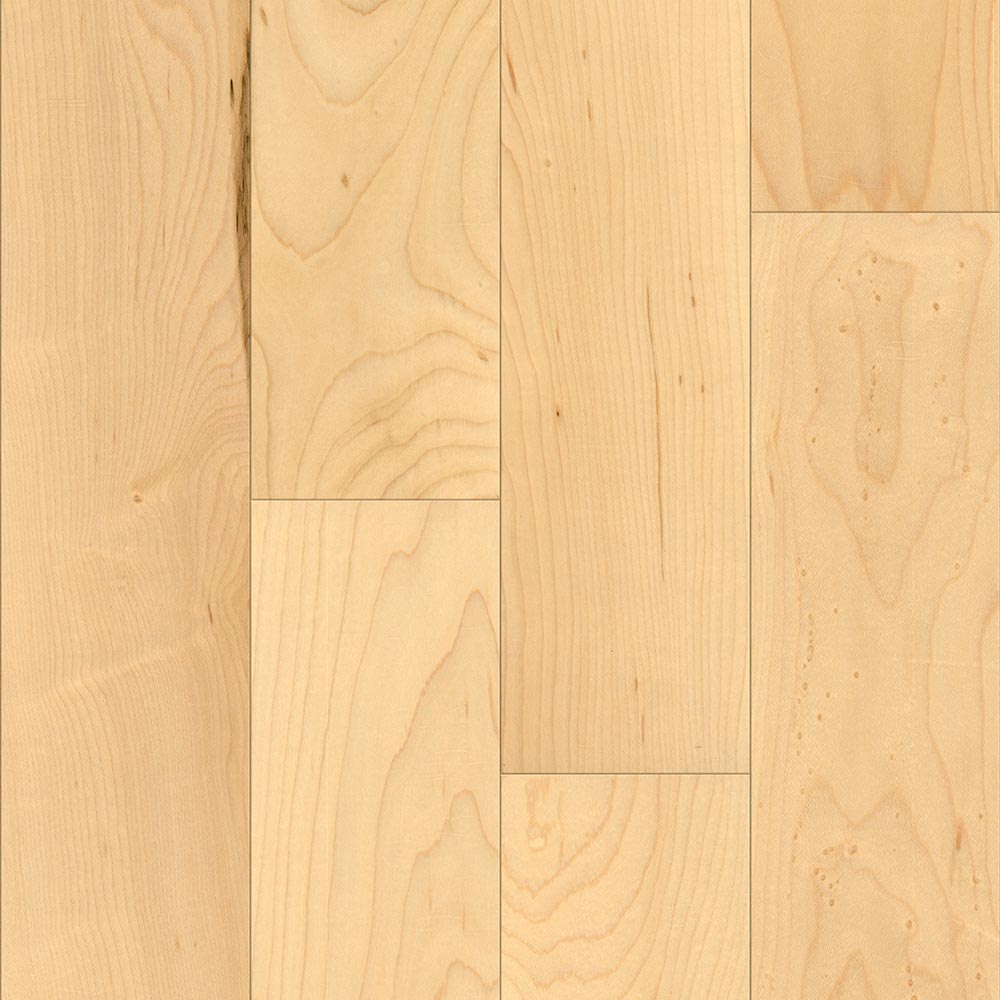 Timberline Solid Hardwood Flooring - Hard Maple Light Tan / 2 1/4"