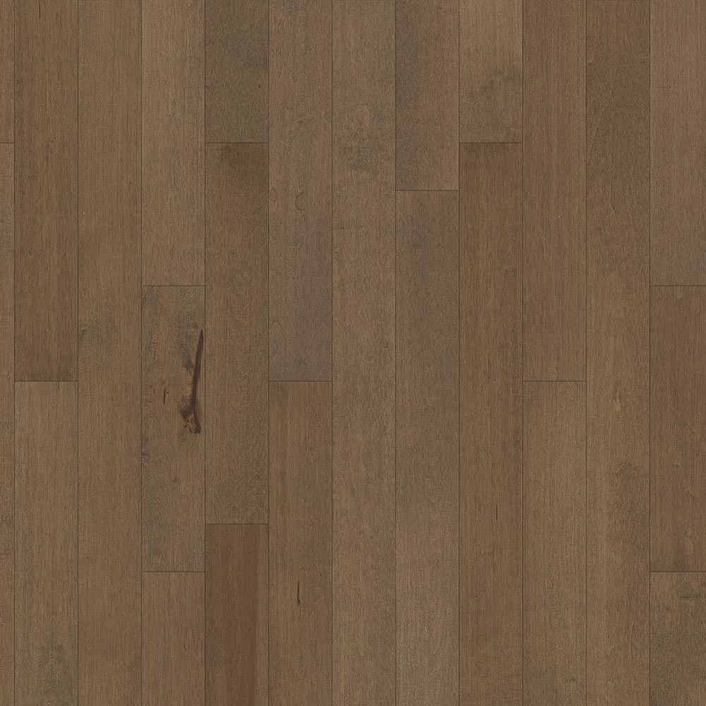 Timberline Solid Hardwood Flooring - Hard Maple Medium Brown / 4"