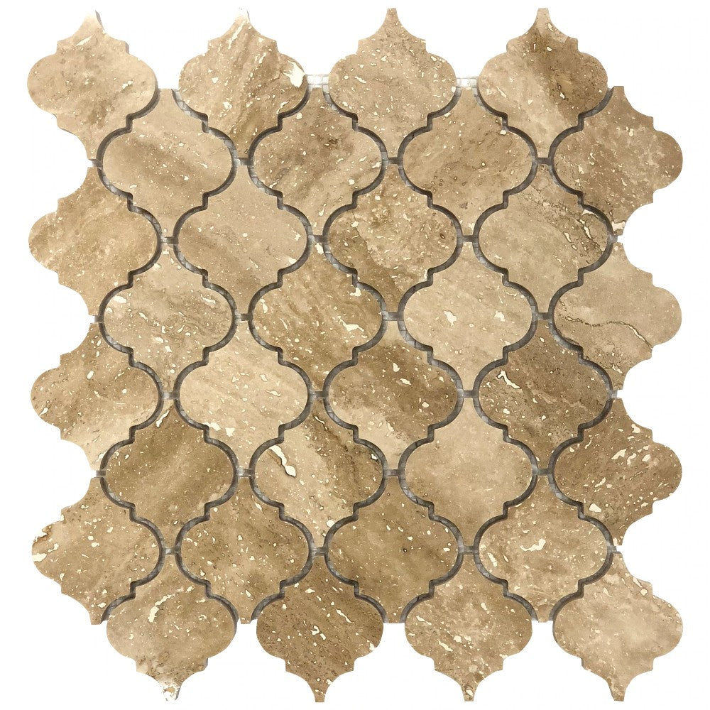 Patara - Mesh Mosaic Tile Collection - Casablanca Pattern - Honed and Filled