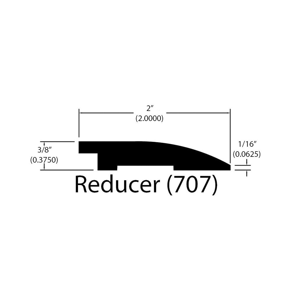 Phoenix - French Roasted Engineered Hardwood Moldings - Flush Reducer
