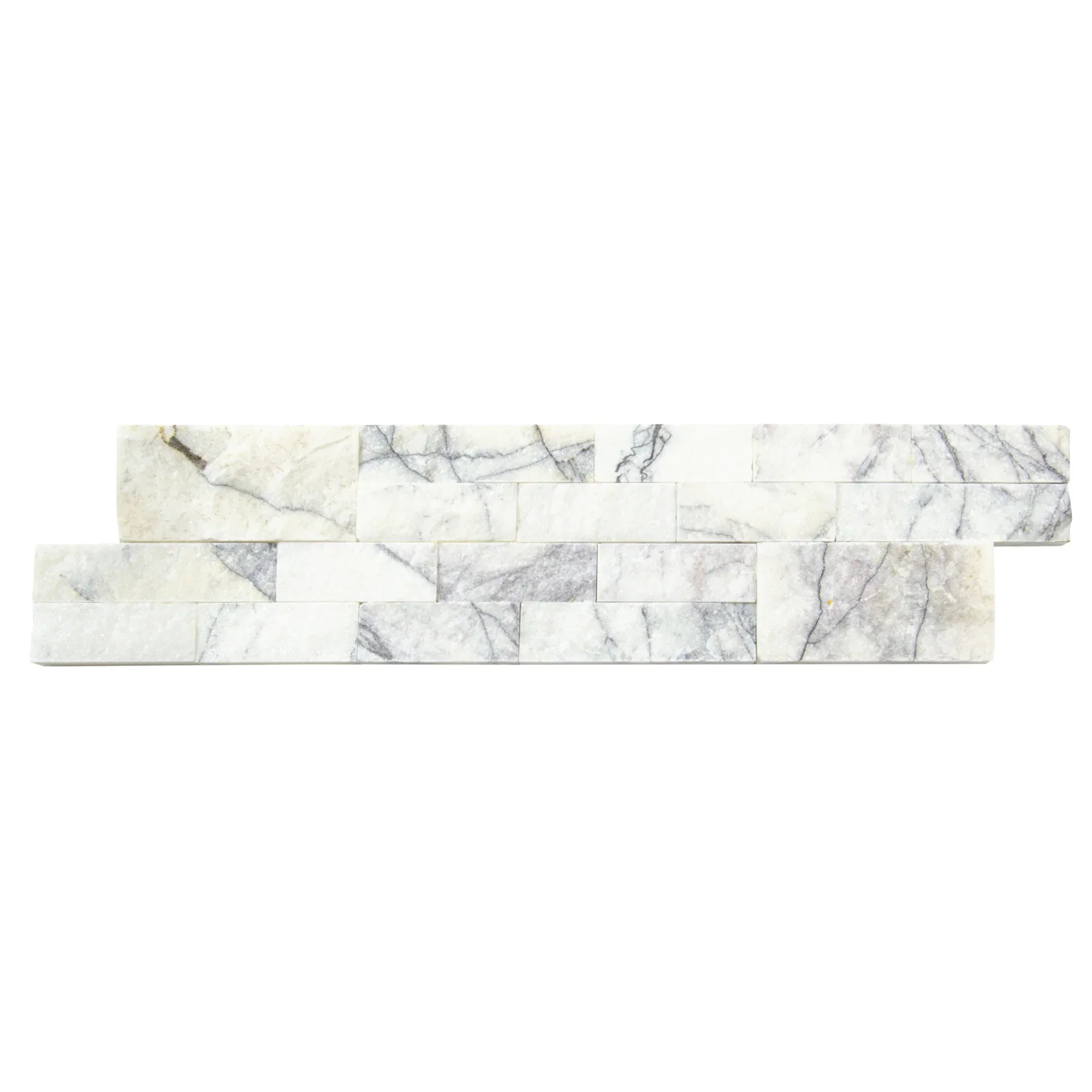Natural Marble Ledger Panel Collection - Honed / New York 3D Ledger Panel 6" x 24" - Honed