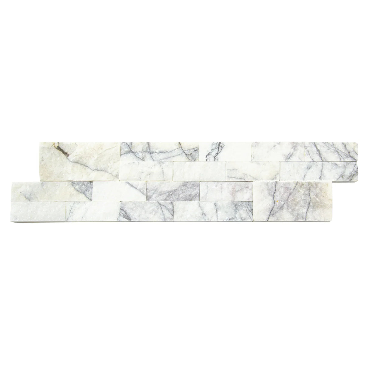 Natural Marble Ledger Panel Collection - Honed / New York 3D Ledger Panel 6" x 24" - Honed