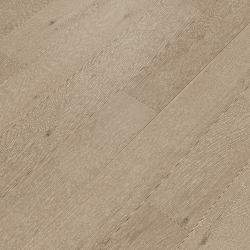 Nordic Plank 9.5in White Oak Engineered Hardwood Collection - Birch Frost