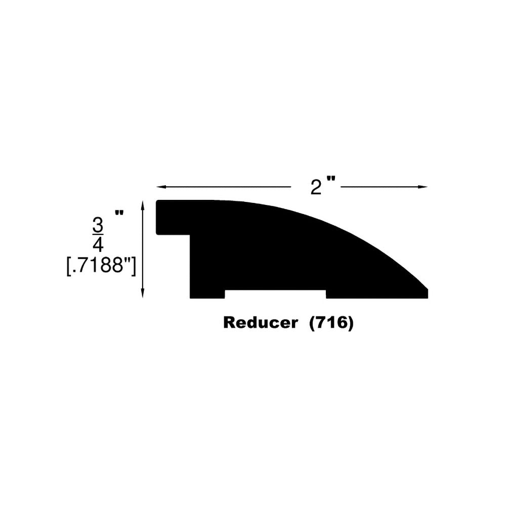 Solid Hardwood Moldings - Andes Brazilian - Cappucino 3 1/4"