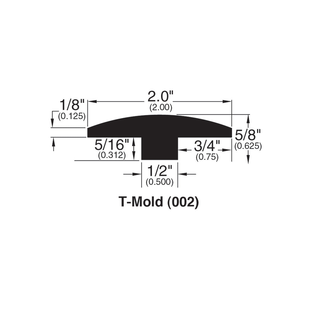 Solid Hardwood Moldings - Andes Brazilian - Sunset 3 1/4"