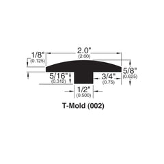 Solid Hardwood Moldings - Andes Brazilian - Sunset 3 1/4"